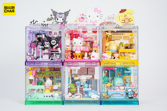 People &amp; Sanrio Go on a City Walk: Explore Six Adorable Sanrio-Themed Mini Shops!