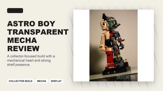 Astro Boy transparent mecha building set review cover