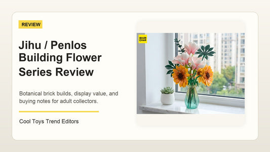 Editorial cover for the Jihu Penlos building flower series review