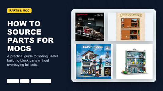 How to source building-block parts for MOCs guide cover