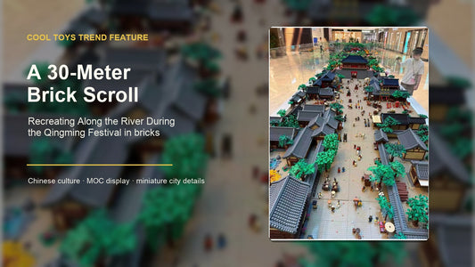 Feature cover for a 30-meter brick recreation of Along the River During the Qingming Festival