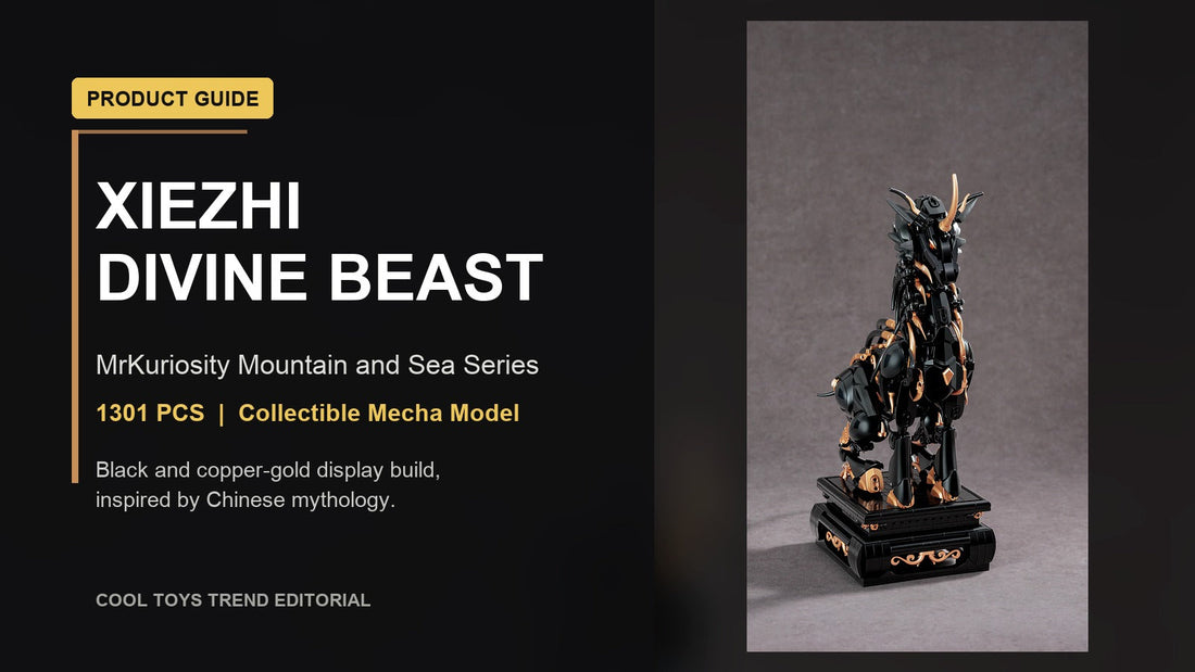 Xiezhi Divine Beast product guide cover for MrKuriosity Mountain and Sea Series