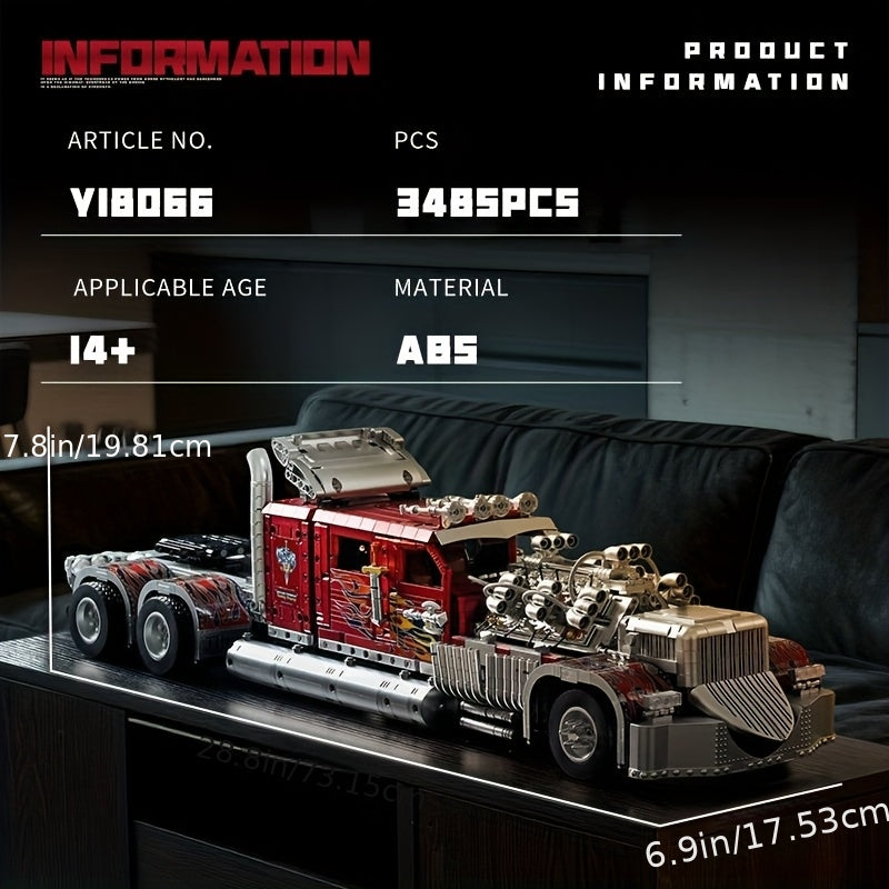 Heavy Truck Car Building Block Set (3485+ Pieces) product image 1