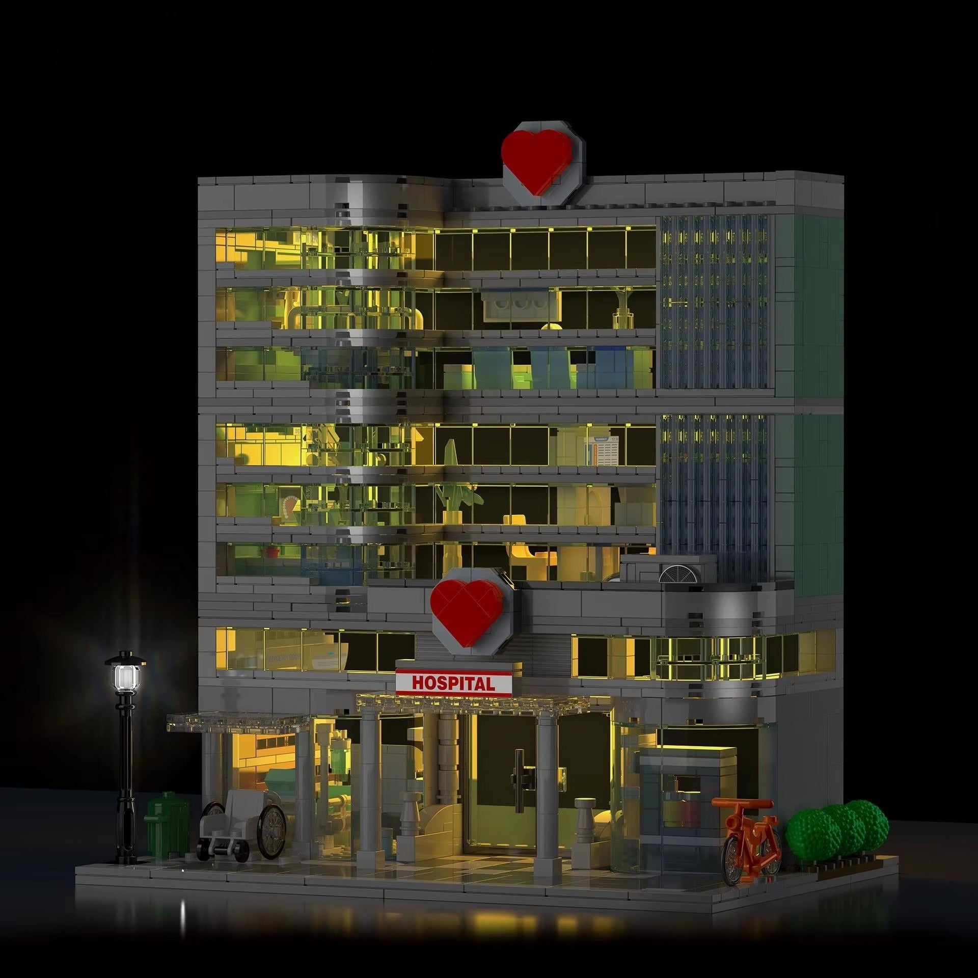 Hospital Building Blocks With Lights product image 3