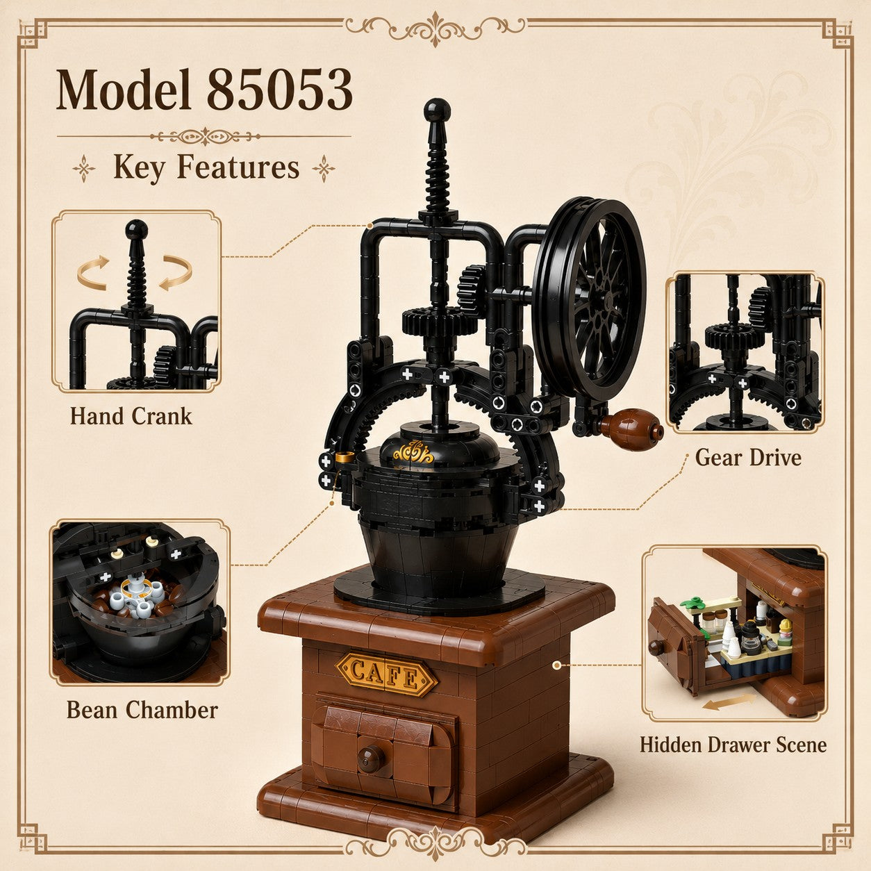 Coffee Machine Building Blocks Set (502 Pieces) - image 3