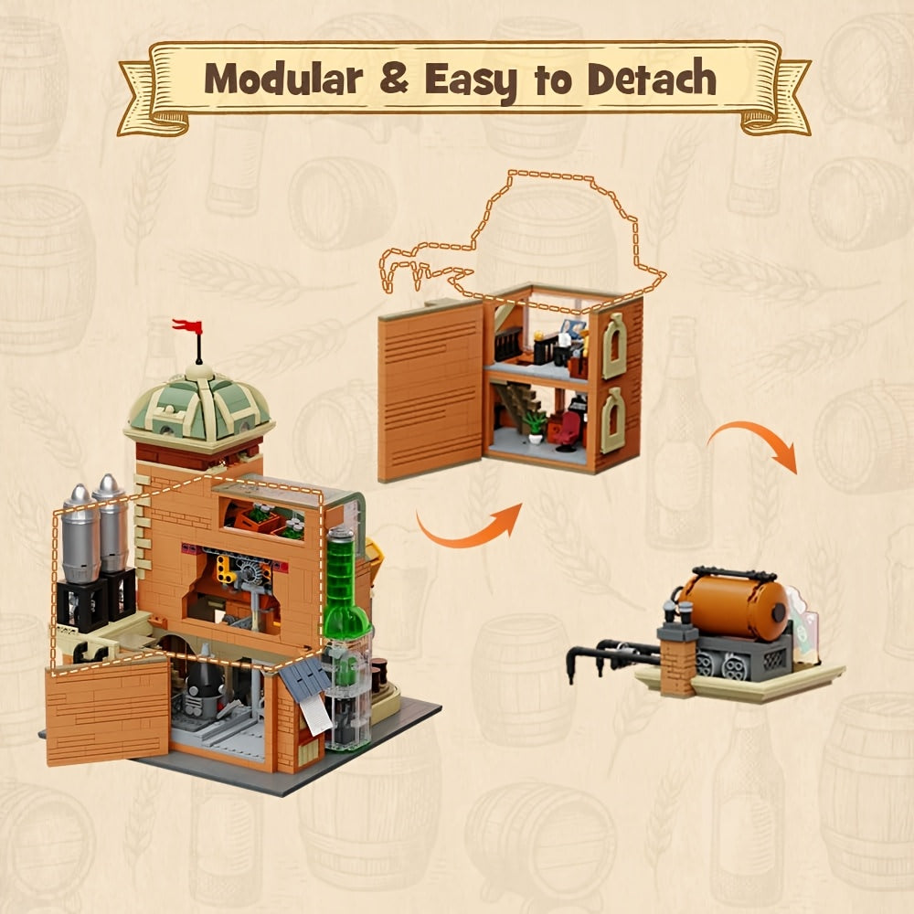 Craft Beer Brewery Building Set product image 6