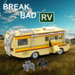 360pcs Breaking Bad RV Model Building Set - Creative Merchandise Van Bus Bricks Kit for Halloween, Thanksgiving, Christmas Gift