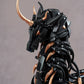 Close-up of the Xiezhi Divine Beast head, horns, and layered armor pieces
