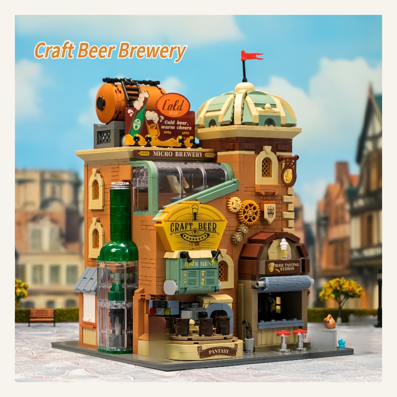 Craft Beer Brewery Building Set product image