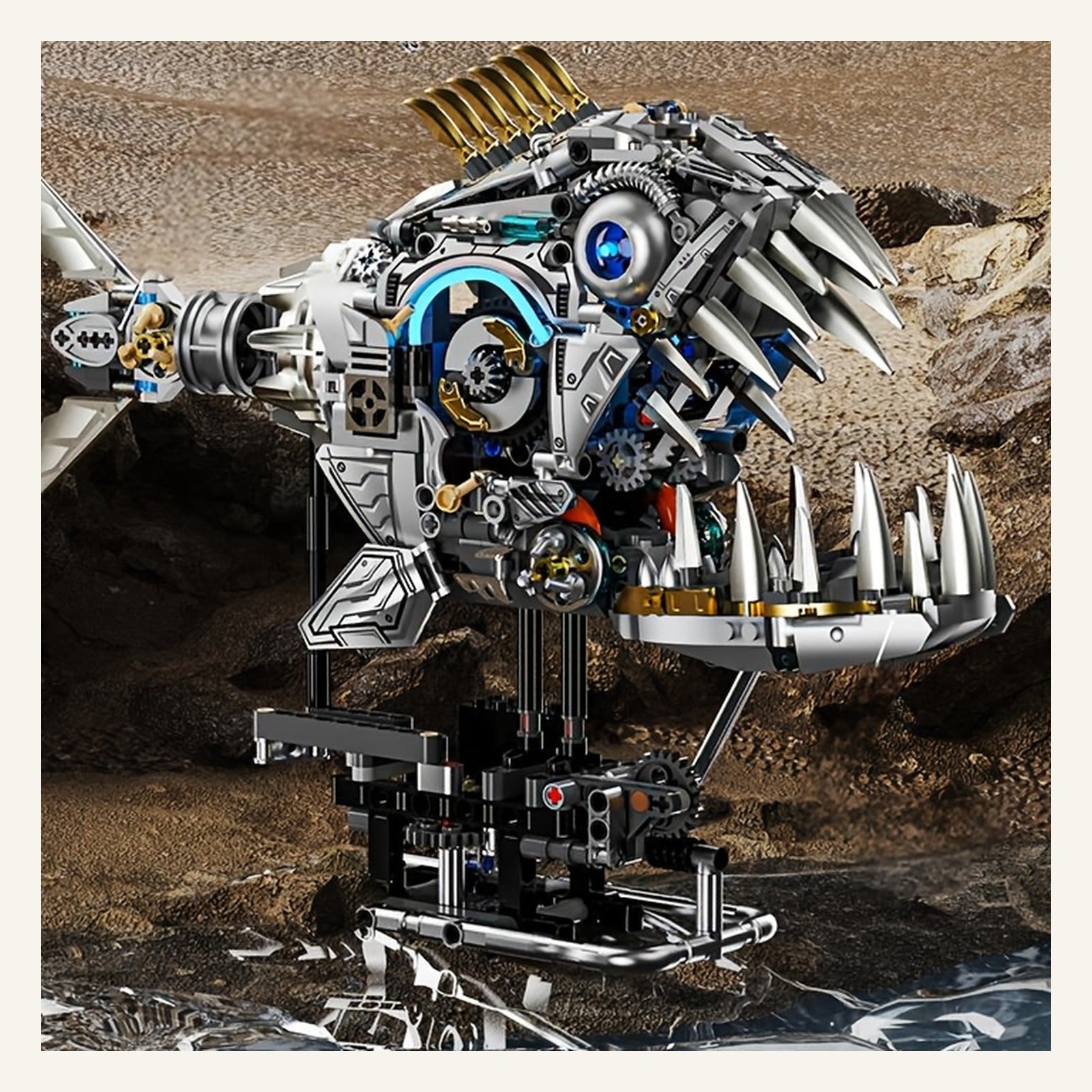 Piranha Building Blocks 1085PCS - Mechanical Model Kit for Adults product image 1